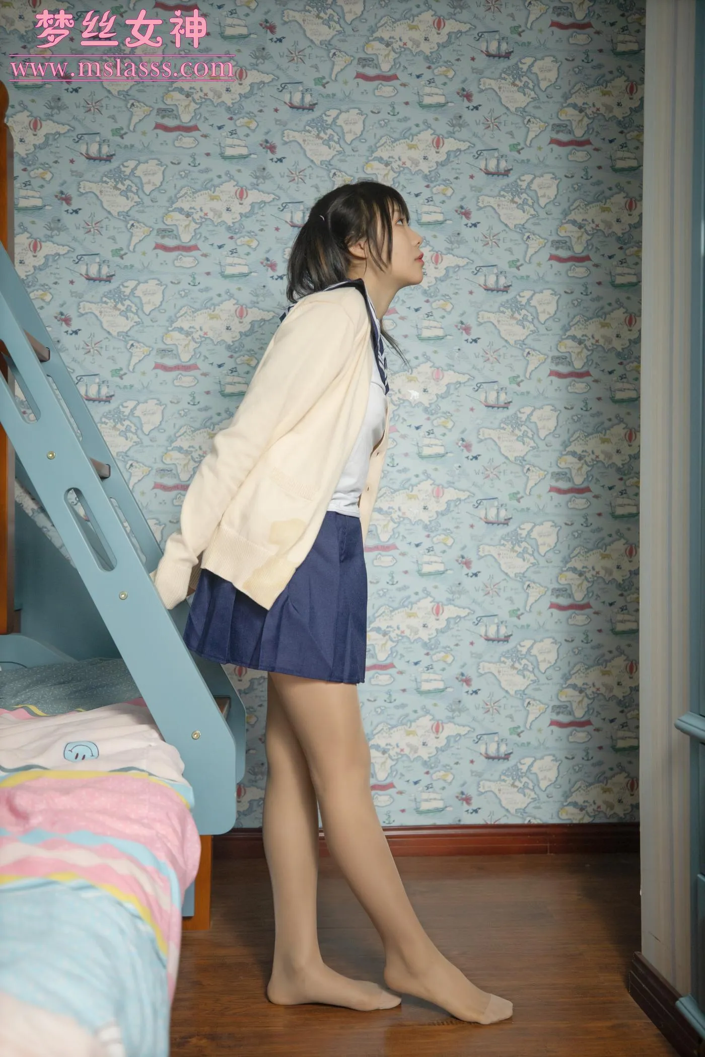 [MSLASS梦丝女神] 2021.02.27 NO.140 小奶喵 丝丝 [49P]插图1